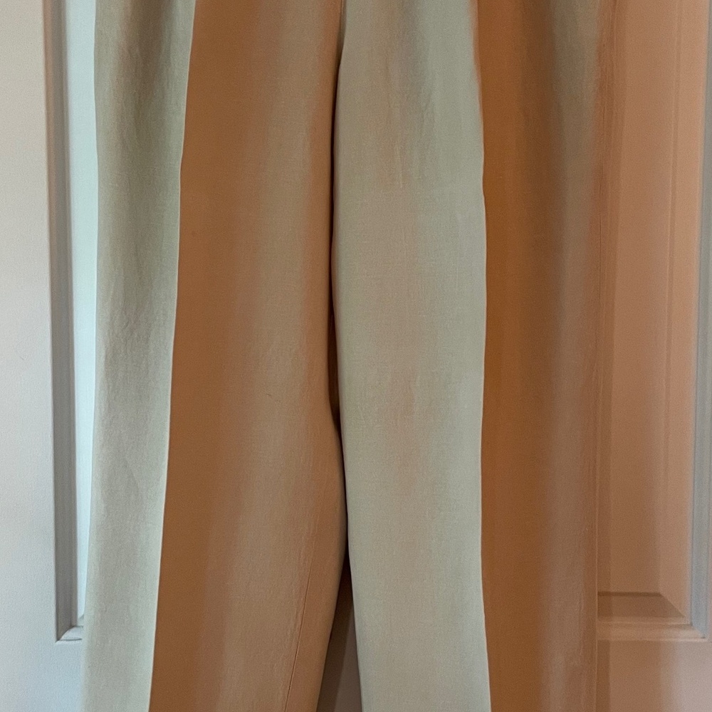 Eddie Bauer Women ’s Petite Linen Lined Trousers. Size 10